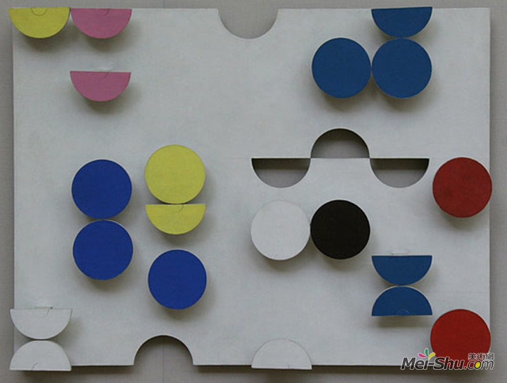 苏菲·托伊伯(Sophie Taeuber-Arp)高清作品《浮雕矩形》