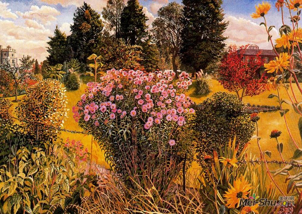 斯坦利·斯宾塞(Stanley Spencer)高清作品《贝尔索草甸》