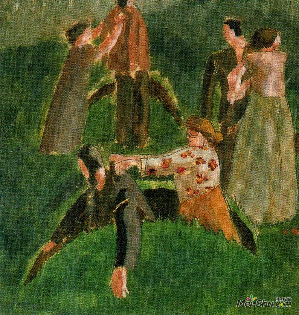 斯坦利·斯宾塞(Stanley Spencer)高清作品《复活的研究》