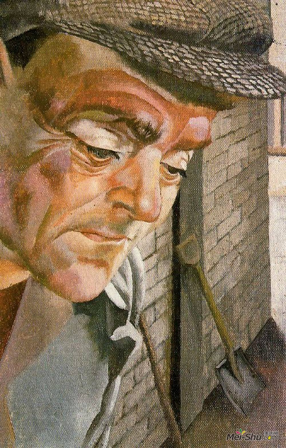 斯坦利·斯宾塞(Stanley Spencer)高清作品《炉子人》