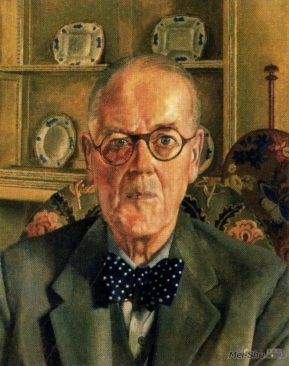 斯坦利·斯宾塞(Stanley Spencer)高清作品《内维尔理查德墨菲马》