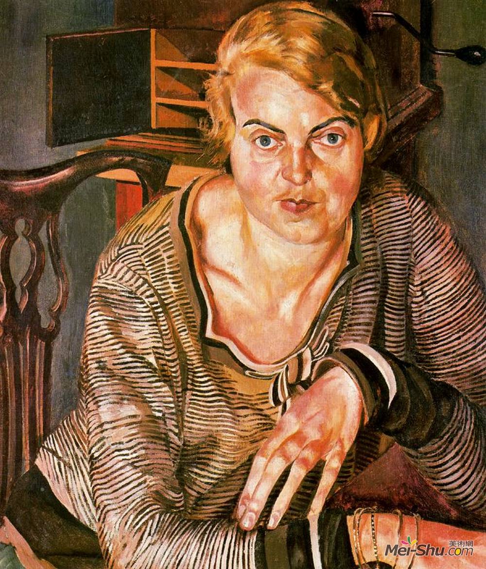 斯坦利·斯宾塞(Stanley Spencer)高清作品《Portrait of Patricia Preece》