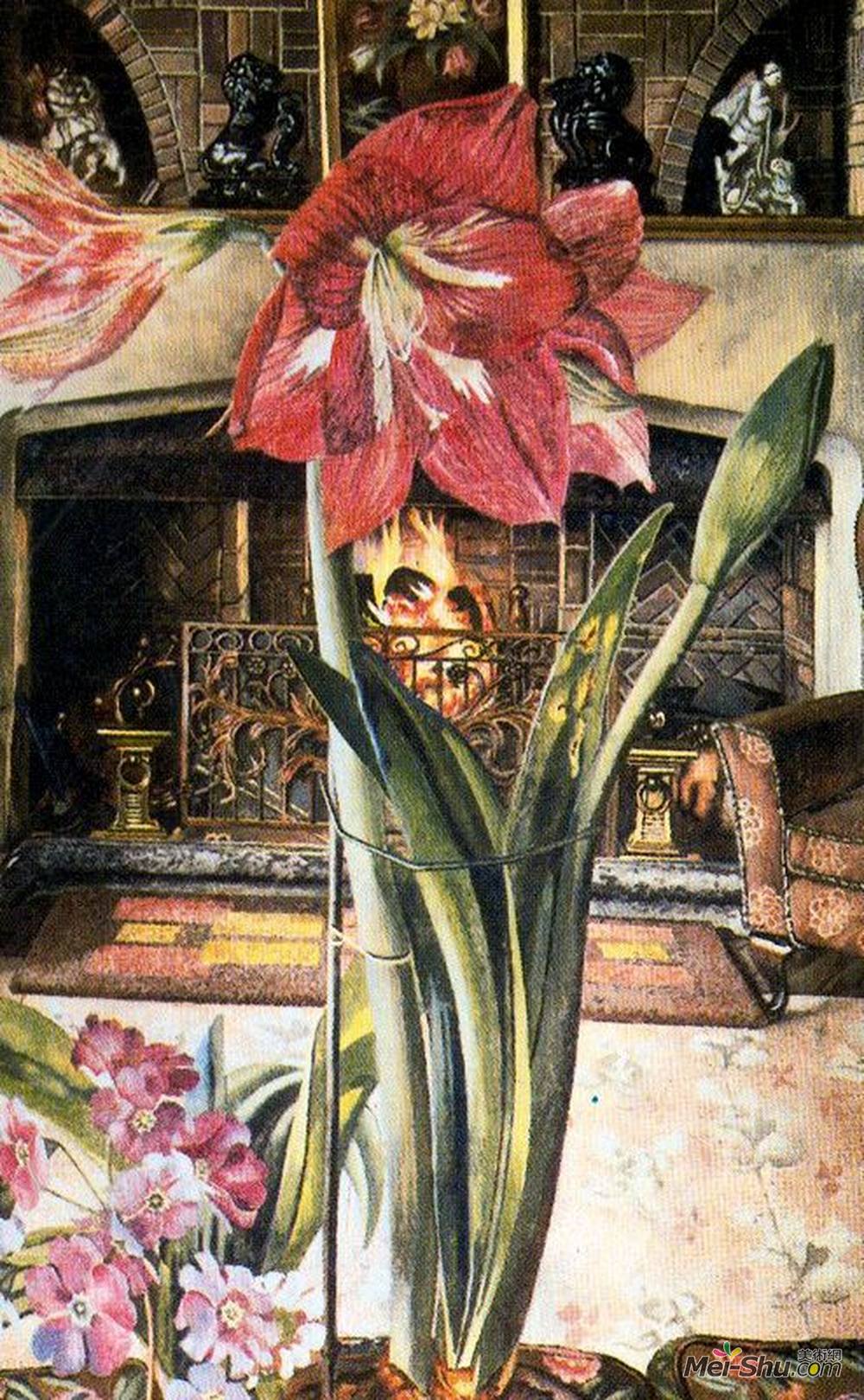 斯坦利·斯宾塞(stanley spencer)高清作品:amaryllis