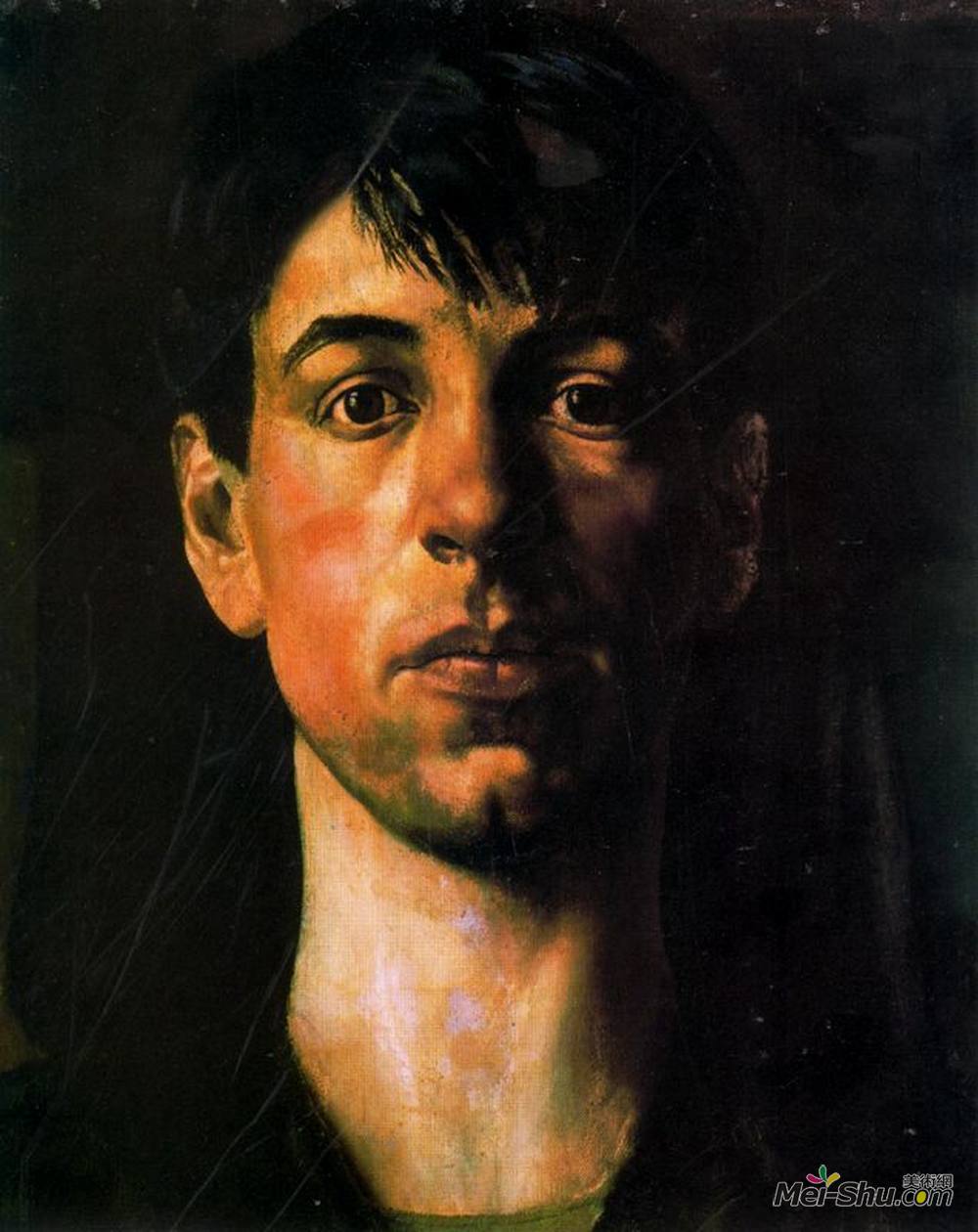斯坦利·斯宾塞(Stanley Spencer)高清作品《自画像》