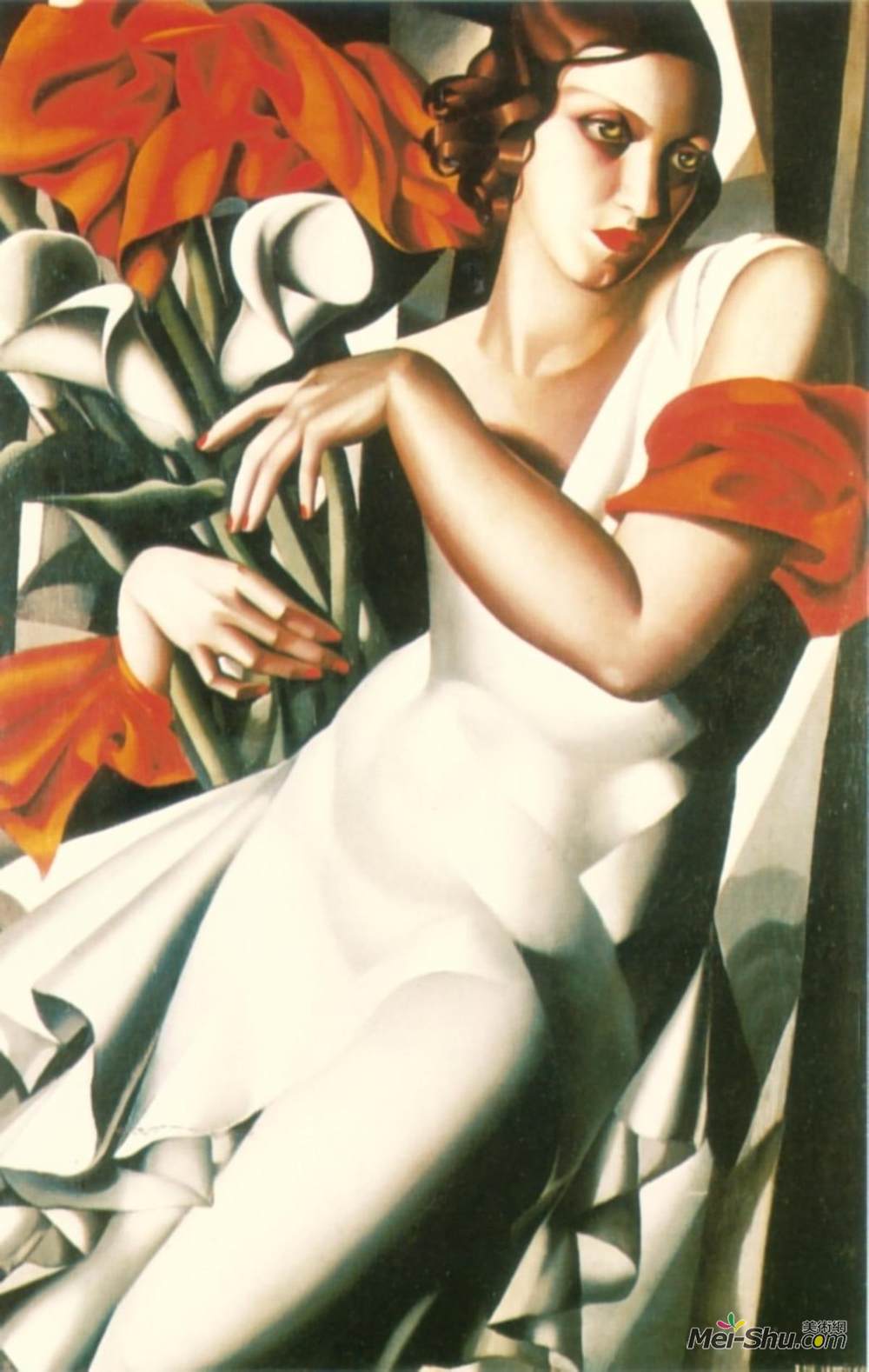 塔玛拉·德·蓝碧嘉(Tamara de Lempicka)高清作品《爱尔兰共和军画像》
