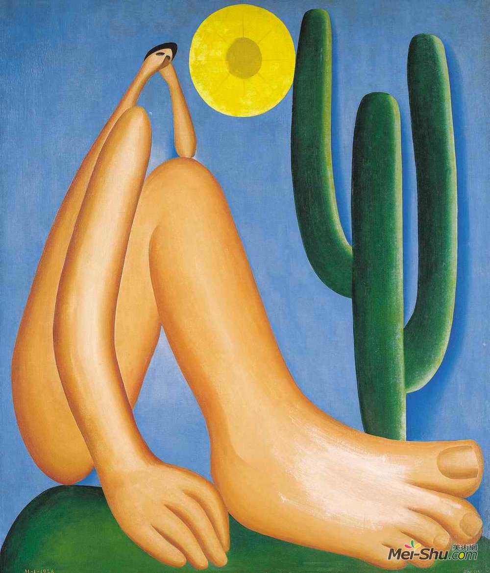 阿马拉儿(Tarsila do Amaral)高清作品《阿巴波鲁》