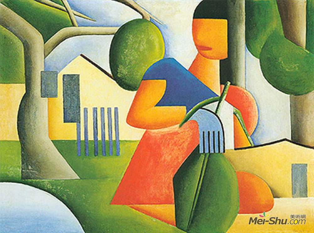 阿马拉儿(Tarsila do Amaral)高清作品《卡皮里尼亚》