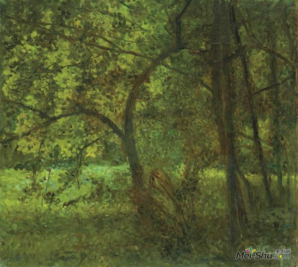 塔提亚纳亚布隆斯卡(Tetyana Yablonska)高清作品《绿树林》