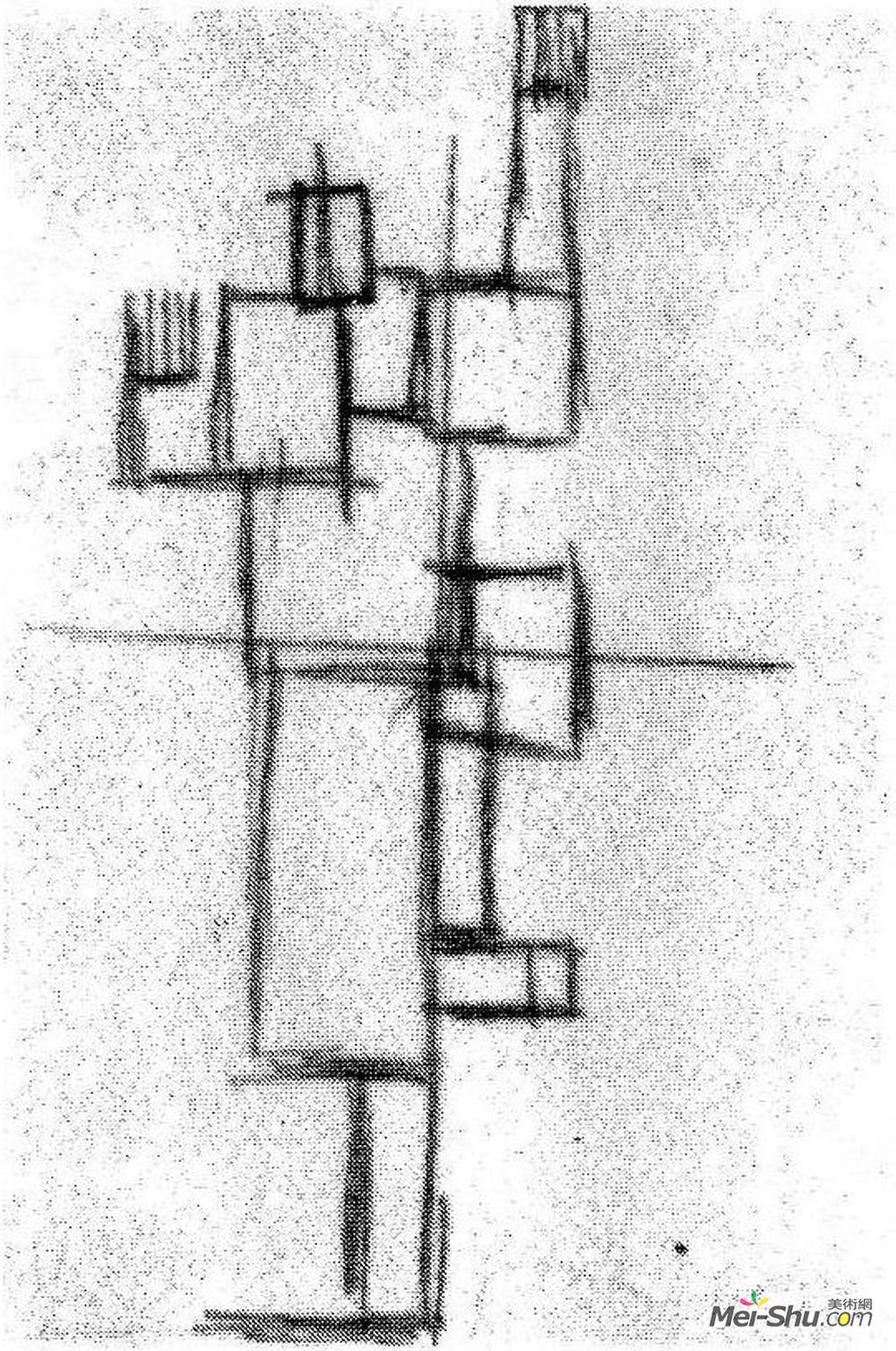 特奥·凡·杜斯伯格(Theo van Doesburg)高清作品《俄罗斯舞蹈节奏研究》