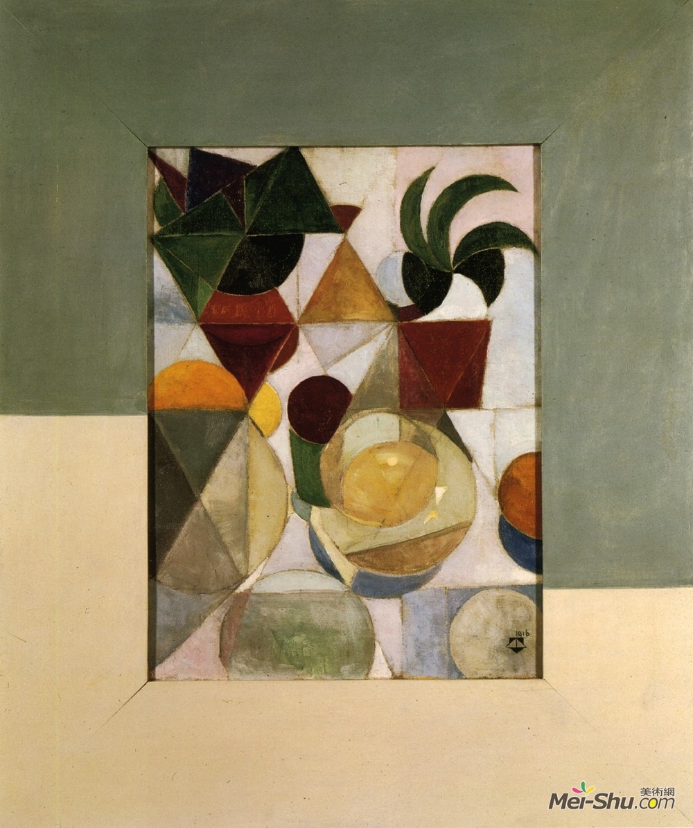 《作文三(静物)》特奥·凡·杜斯伯格(theo van doesburg)高清作品