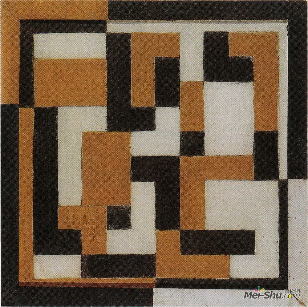 特奥·凡·杜斯伯格(Theo van Doesburg)高清作品《作文》