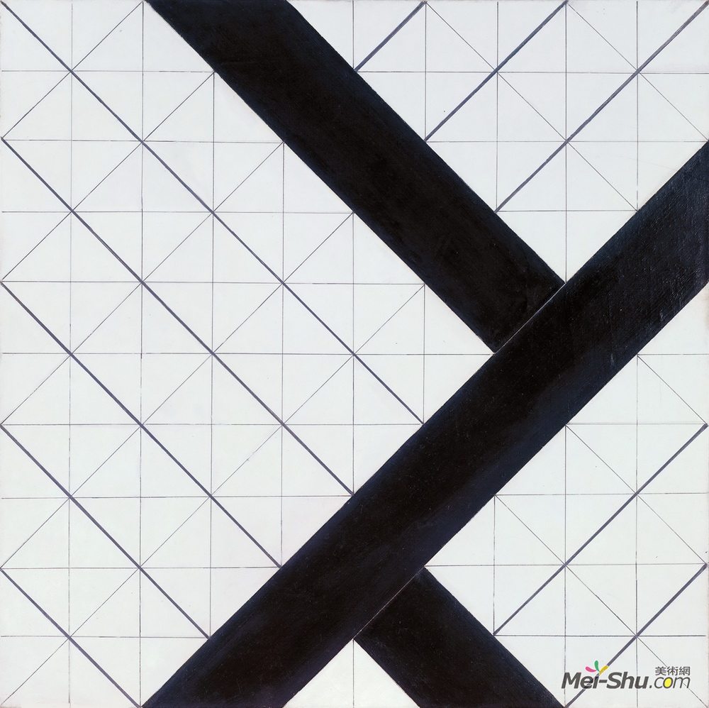 特奥·凡·杜斯伯格(Theo van Doesburg)高清作品《反作用力Ⅵ》