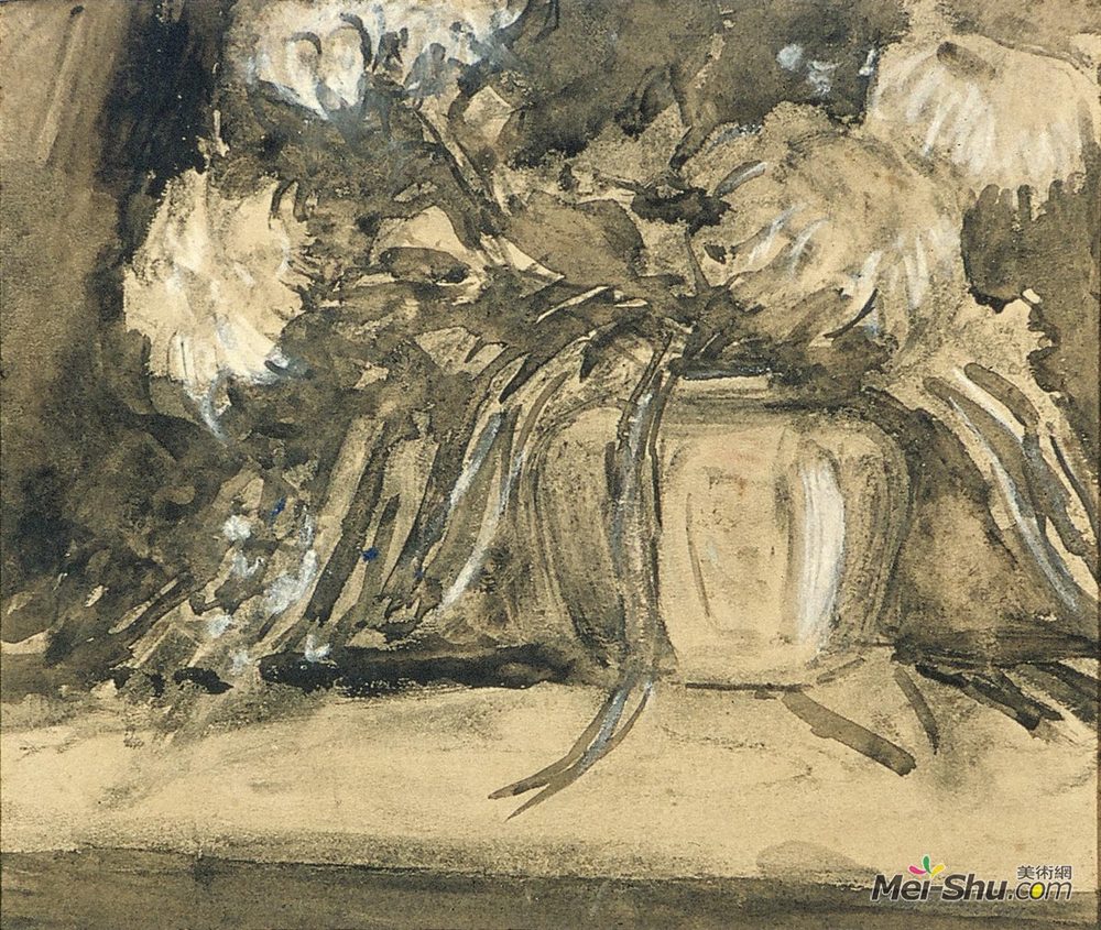 特奥·凡·杜斯伯格(Theo van Doesburg)高清作品《菊花罐头》