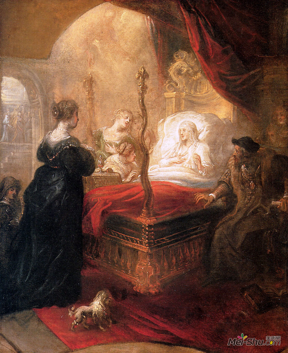 范图尔登(Theodoor van Thulden)高清作品《圣方济各宣布儿子的诞生》