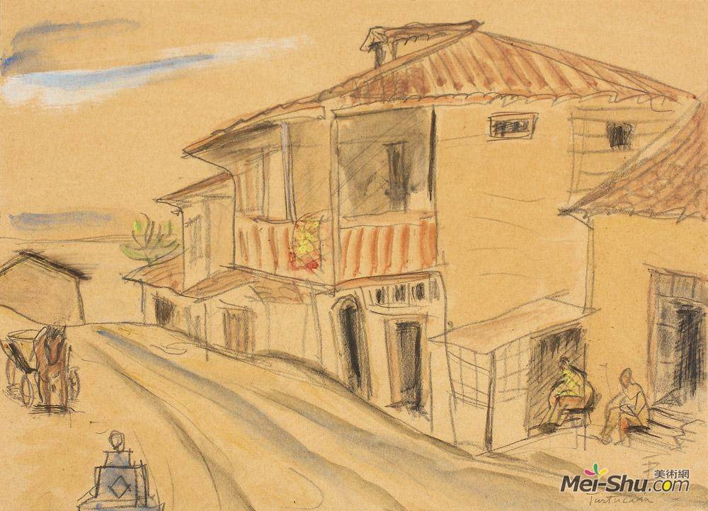 西奥多·帕拉迪(Theodor Pallady)高清作品《Case la Turtucaia》