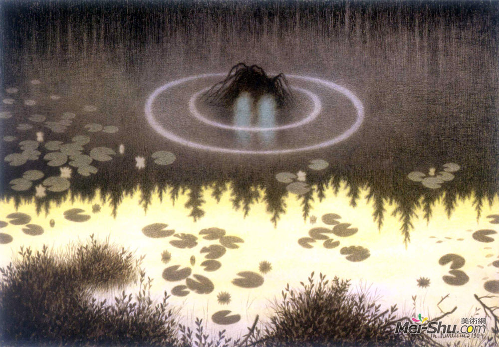 蒂奥多·吉特尔森(Theodor Severin Kittelsen)高清作品《诺肯》