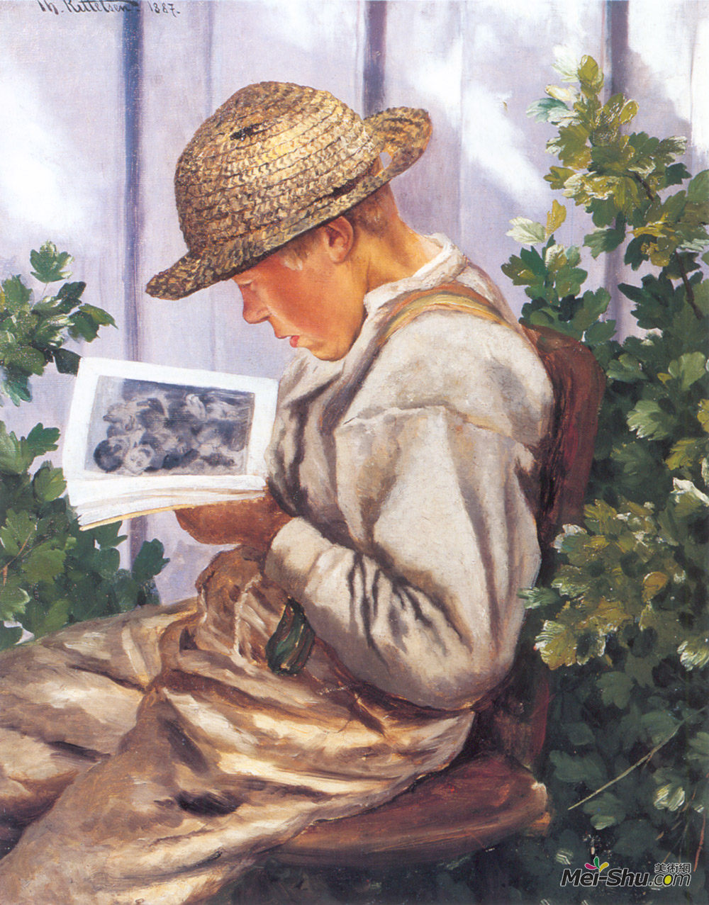 蒂奥多·吉特尔森(Theodor Severin Kittelsen)高清作品《对伤心的人。》