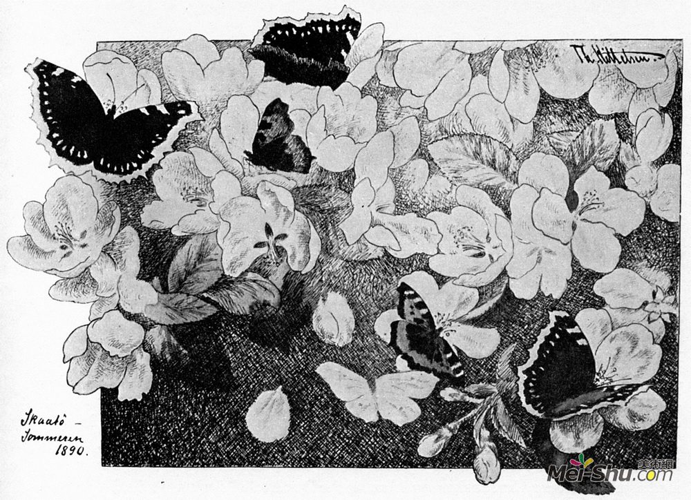 蒂奥多·吉特尔森(Theodor Severin Kittelsen)高清作品《血小板活化因子》