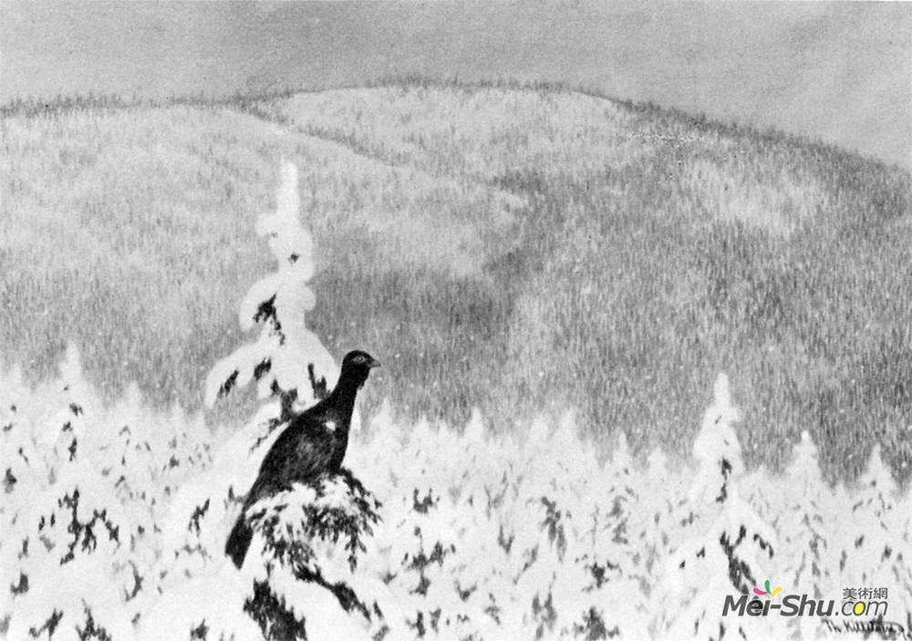 蒂奥多·吉特尔森(Theodor Severin Kittelsen)高清作品《德纳公司》