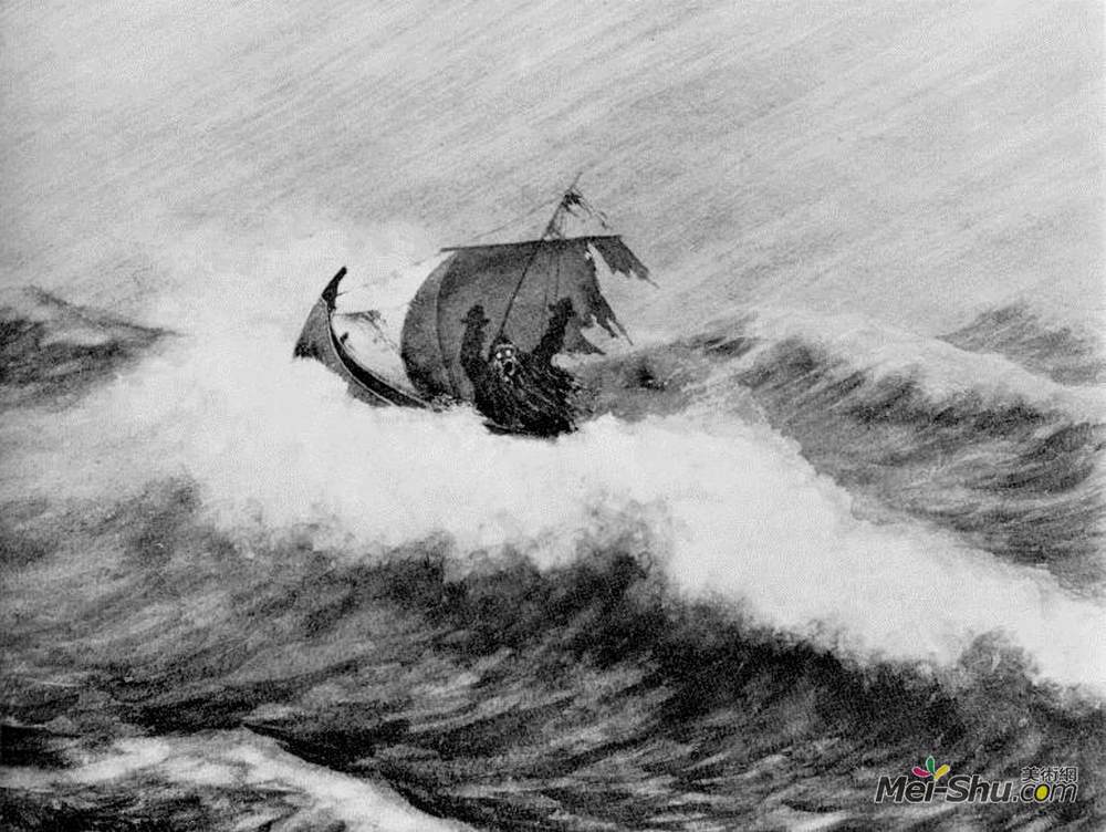 蒂奥多·吉特尔森(Theodor Severin Kittelsen)高清作品《德鲁根》