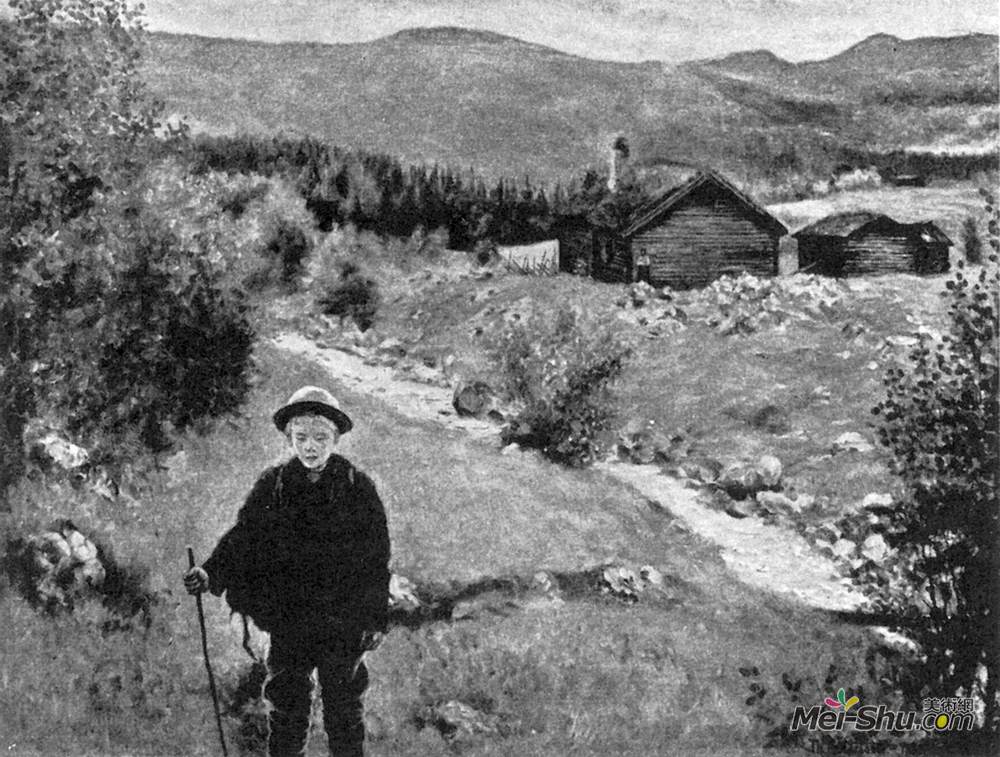 蒂奥多·吉特尔森(Theodor Severin Kittelsen)高清作品《法维尔达莫尔》