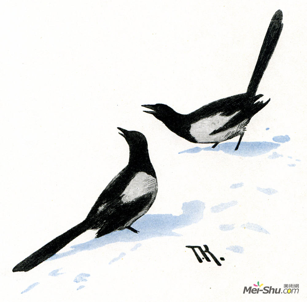 蒂奥多·吉特尔森(Theodor Severin Kittelsen)高清作品《斯卡亚尔》