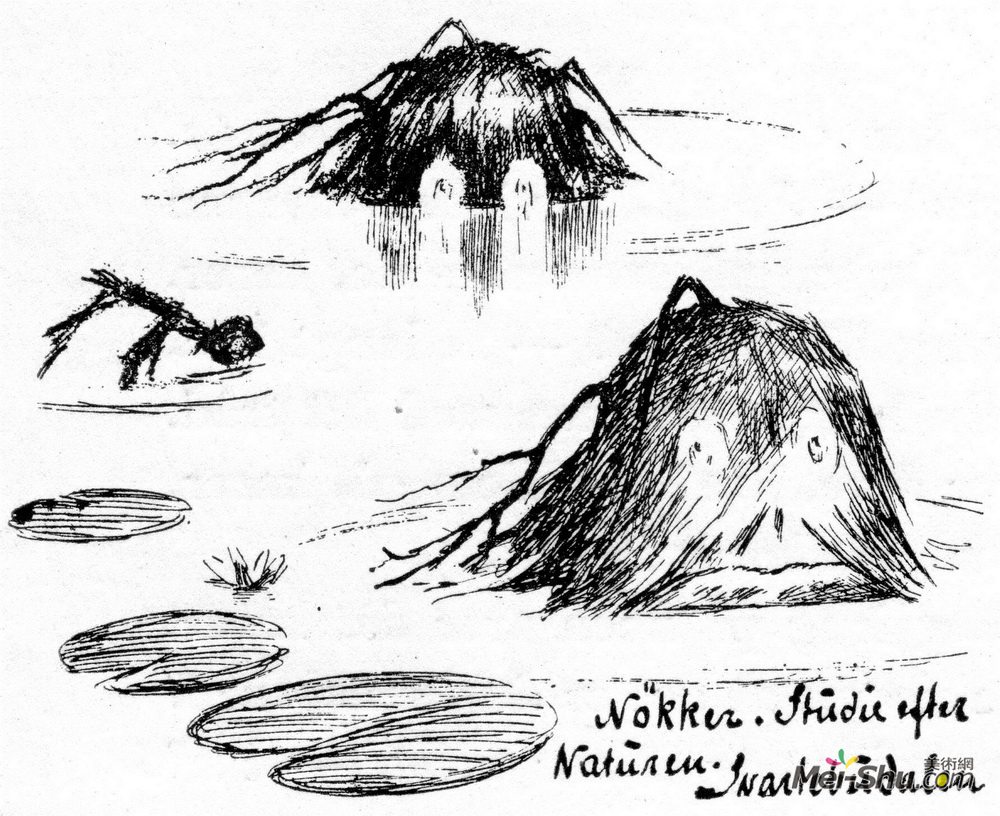 蒂奥多·吉特尔森(Theodor Severin Kittelsen)高清作品《诺克》