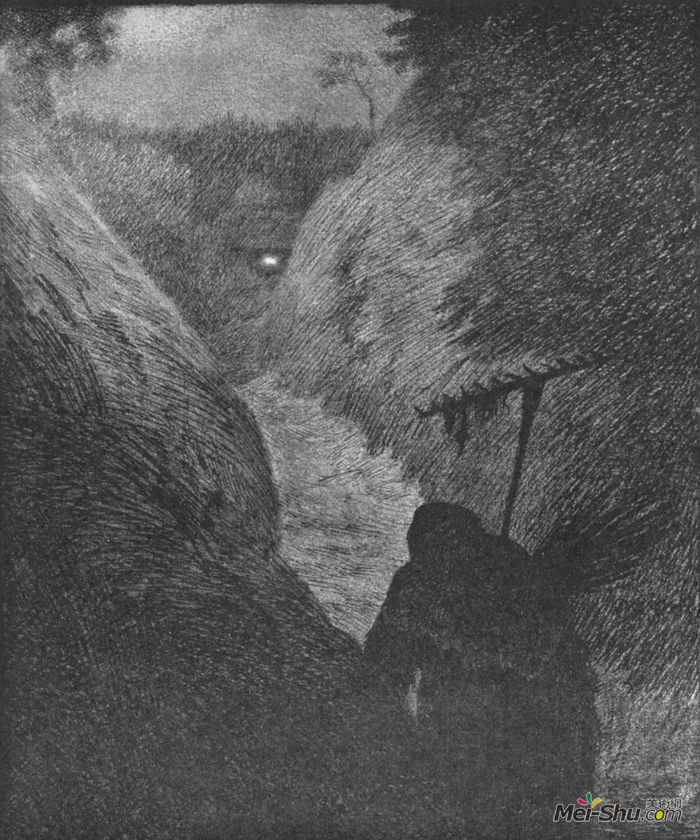 蒂奥多·吉特尔森(Theodor Severin Kittelsen)高清作品《佩斯塔康默》