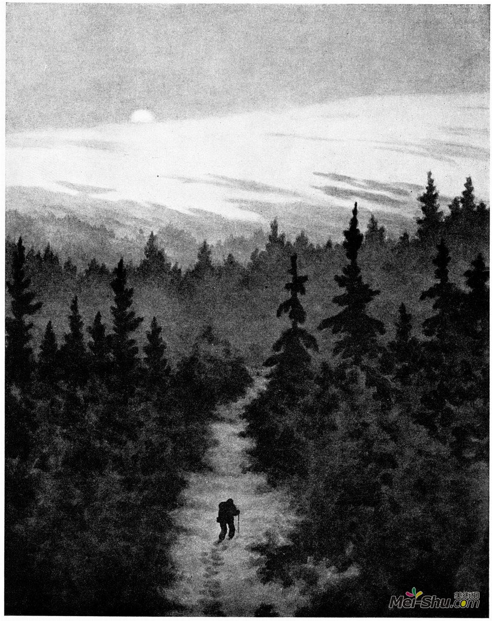 蒂奥多·吉特尔森(Theodor Severin Kittelsen)高清作品《胡斯曼》