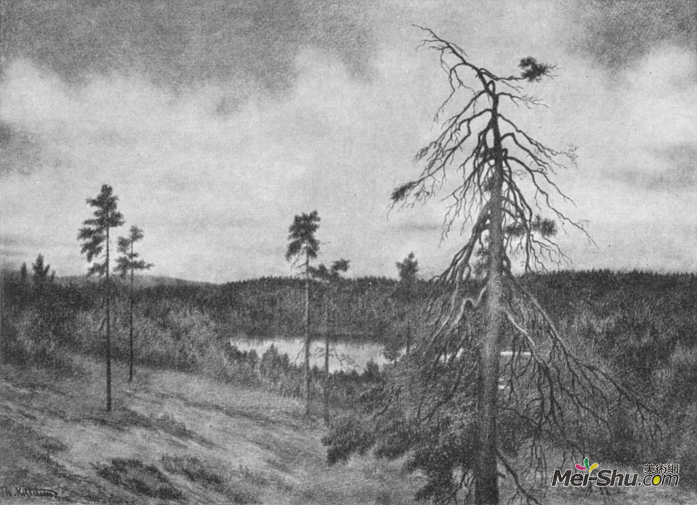 蒂奥多·吉特尔森(Theodor Severin Kittelsen)高清作品《帕帕弗利亚》