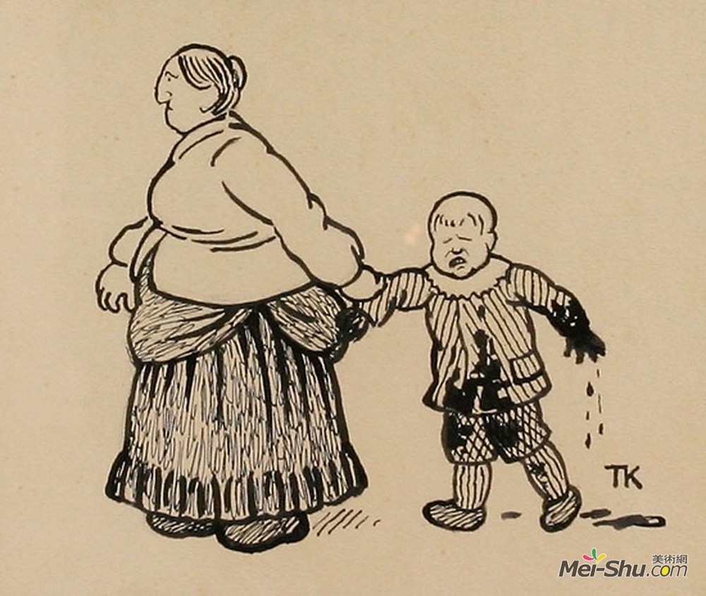 蒂奥多·吉特尔森(Theodor Severin Kittelsen)高清作品《很好！》
