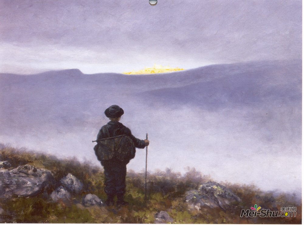 蒂奥多·吉特尔森(Theodor Severin Kittelsen)高清作品《索里亚莫里亚斯洛特》