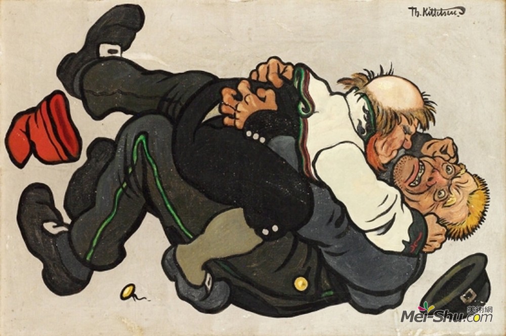 蒂奥多·吉特尔森(Theodor Severin Kittelsen)高清作品《利滕神》