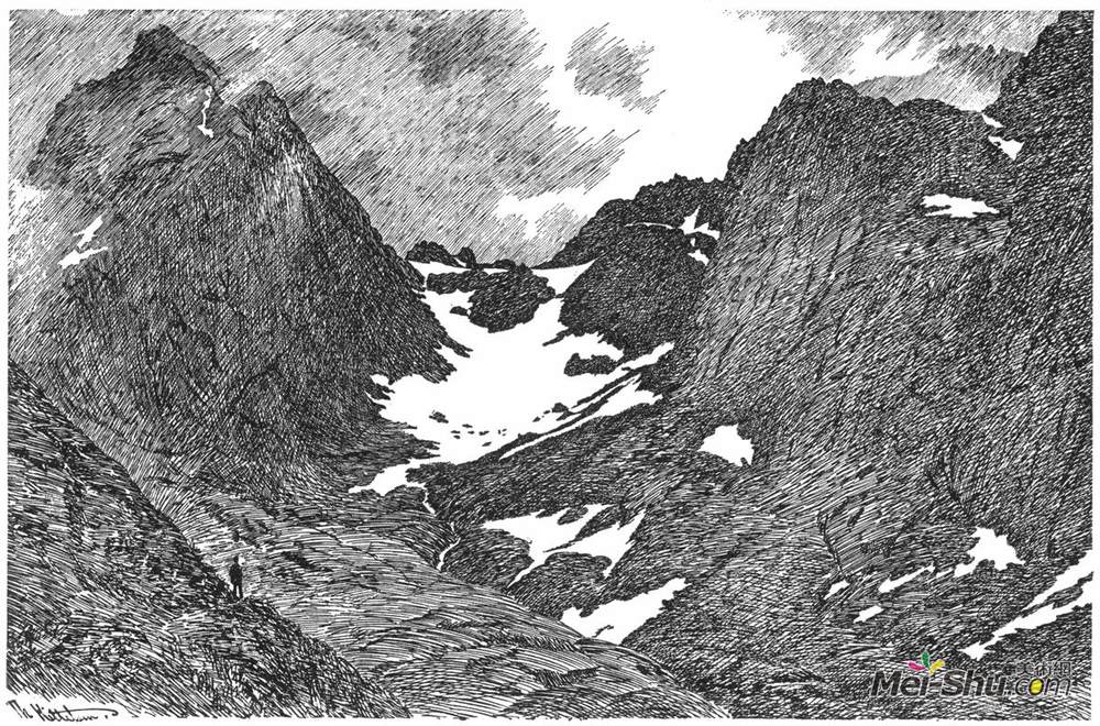 蒂奥多·吉特尔森(Theodor Severin Kittelsen)高清作品《拉贡》