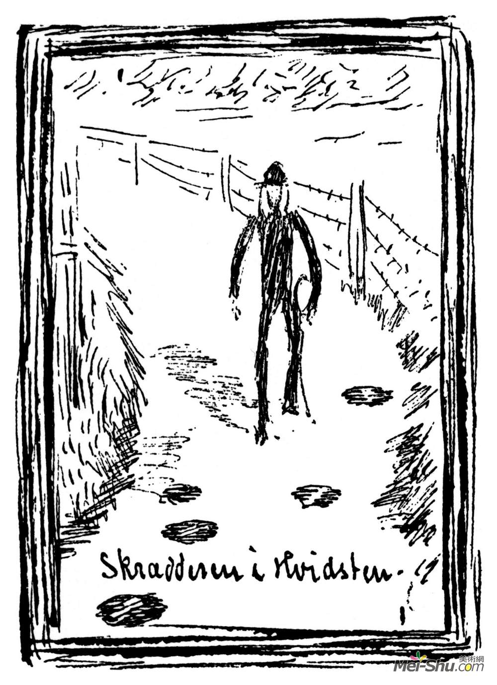 蒂奥多·吉特尔森(Theodor Severin Kittelsen)高清作品《Skraedderen I Hvidsten》