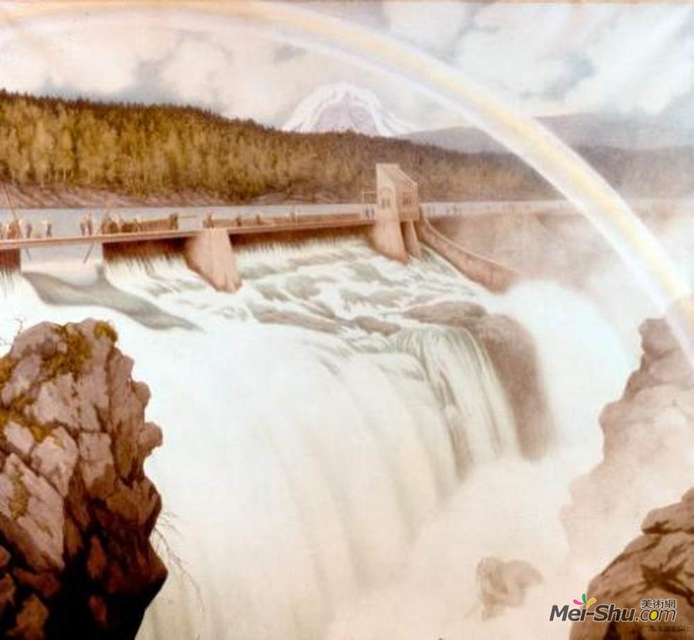 蒂奥多·吉特尔森(Theodor Severin Kittelsen)高清作品《Svelgfoss Norsk Hydro》