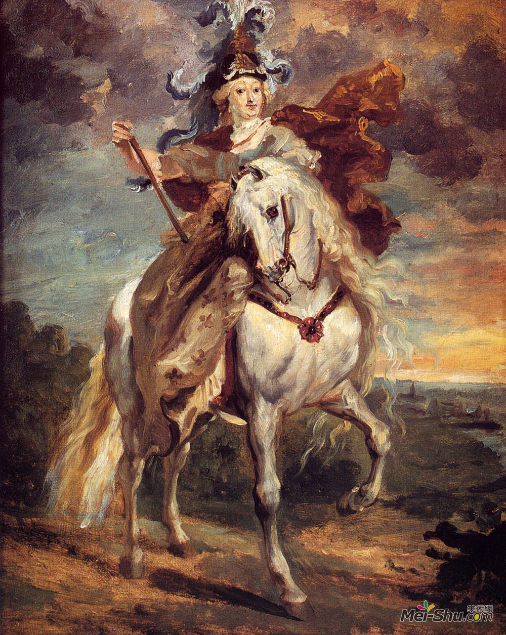 泰奥多尔·席里柯(Theodore Gericault)高清作品《玛丽在提示医生-什么》