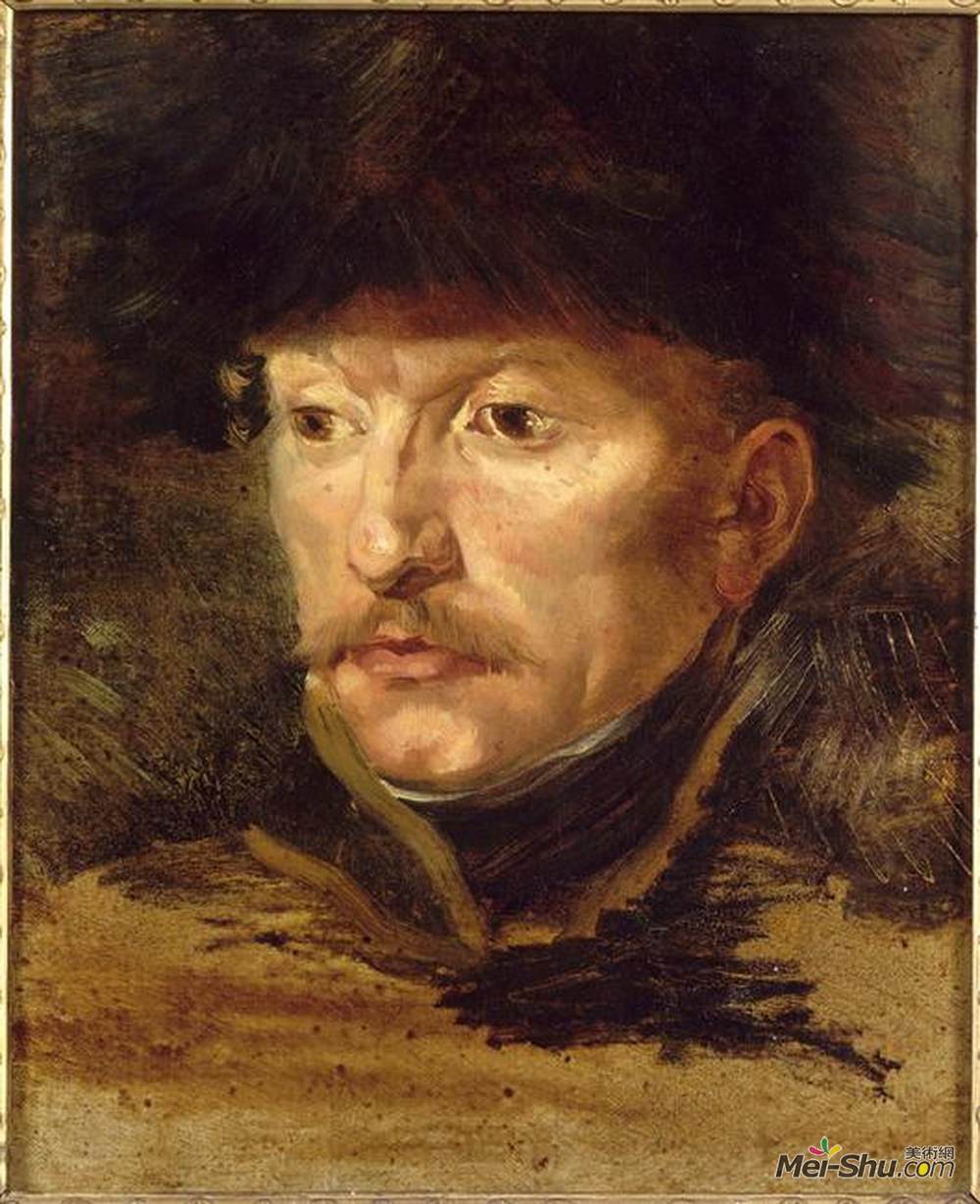 泰奥多尔·席里柯(Theodore Gericault)高清作品《舵手的警官》