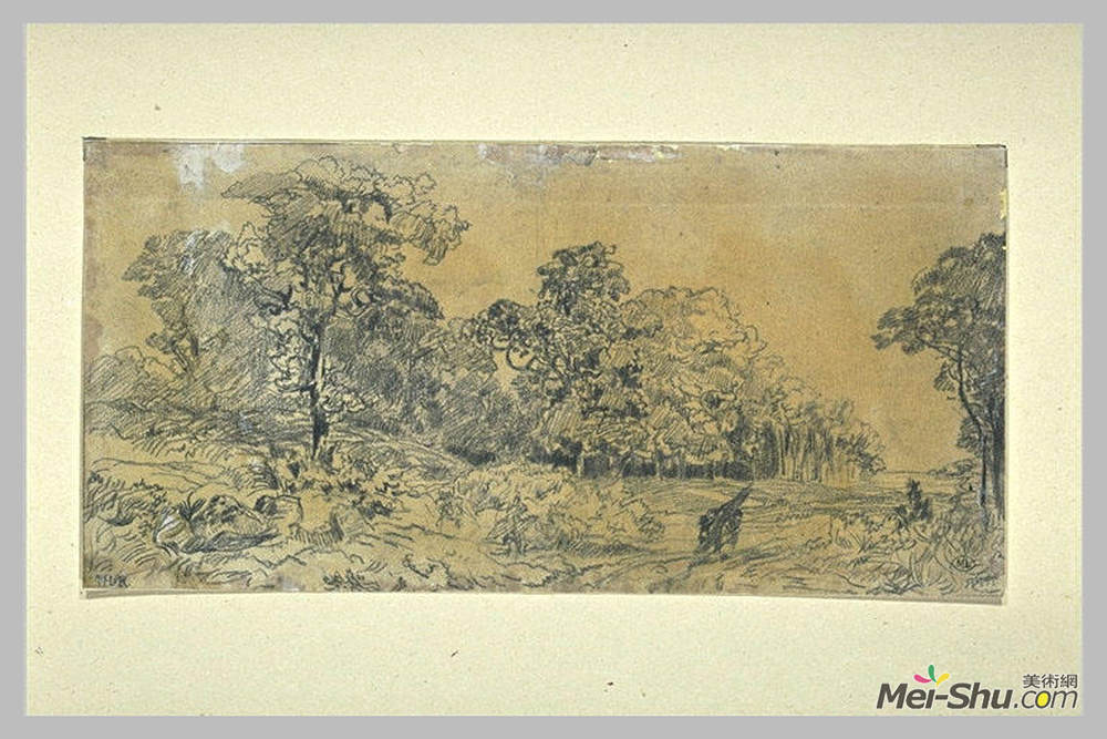 西奥多·卢索(Theodore Rousseau)高清作品《1号木捆束》