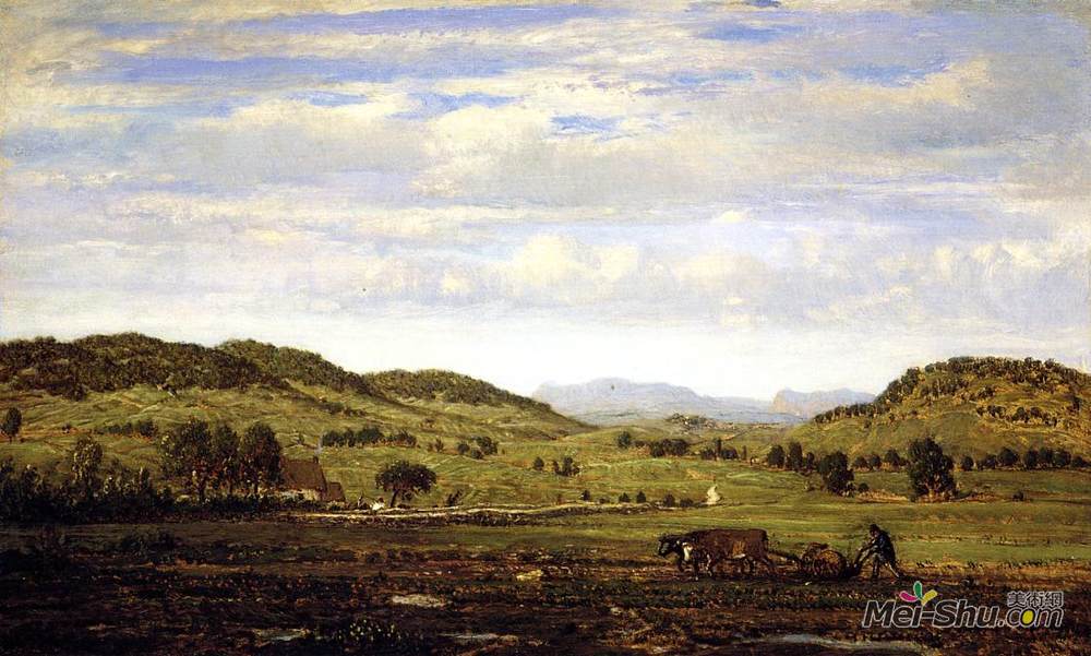 西奥多·卢索(Theodore Rousseau)高清作品《阿尔法侏罗纪景观》