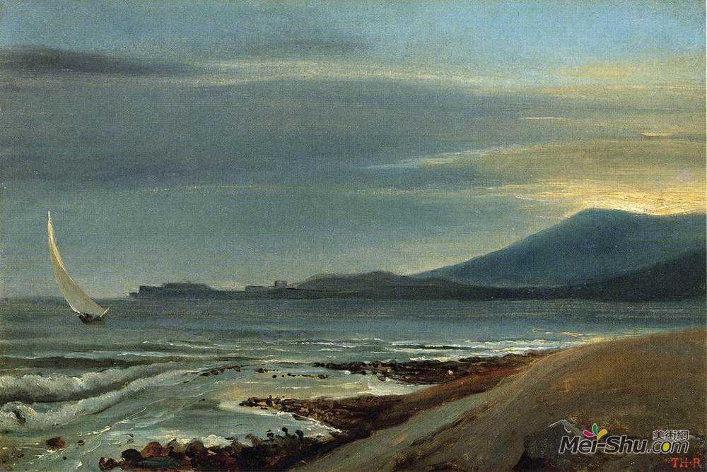 西奥多·卢索(Theodore Rousseau)高清作品《海景》
