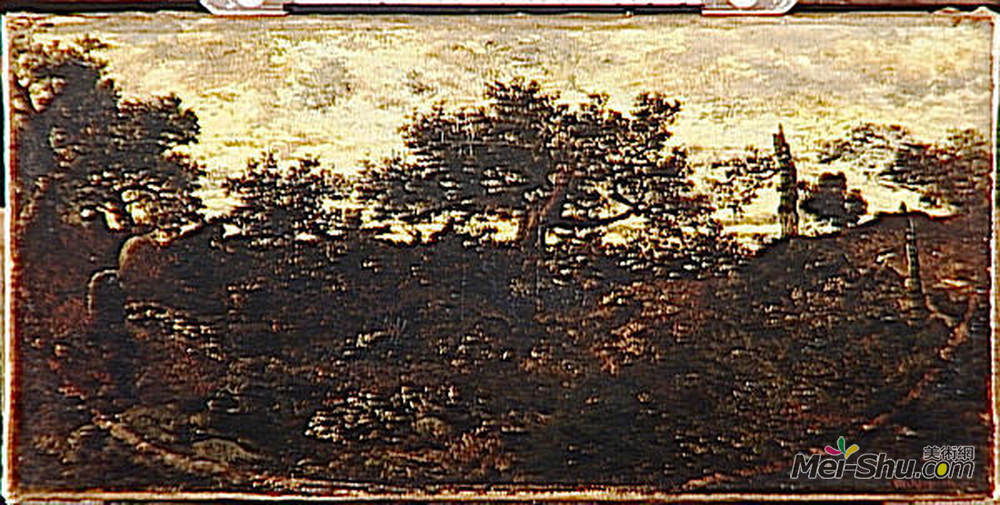 西奥多·卢索(Theodore Rousseau)高清作品《贝勒克罗伊斯董事会》