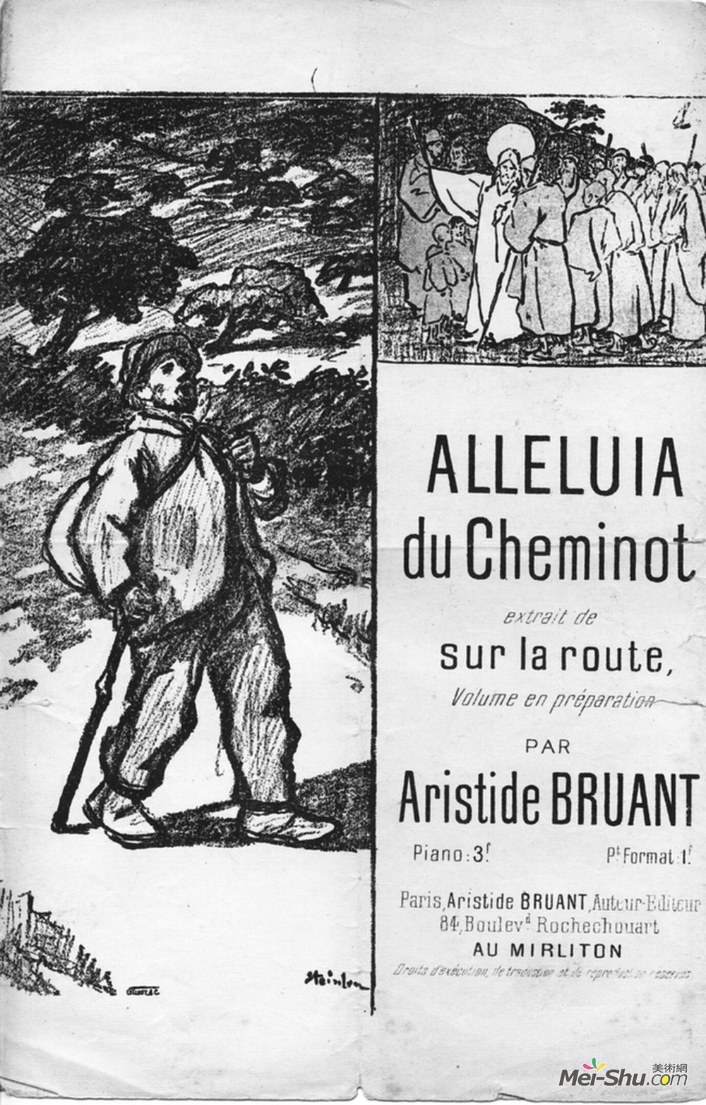 索菲尔·史坦林(Theophile Steinlen)高清作品《西米诺特》