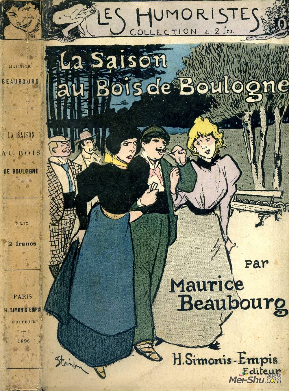 索菲尔·史坦林(Theophile Steinlen)高清作品《在布洛涅森林的毛里求斯波布》