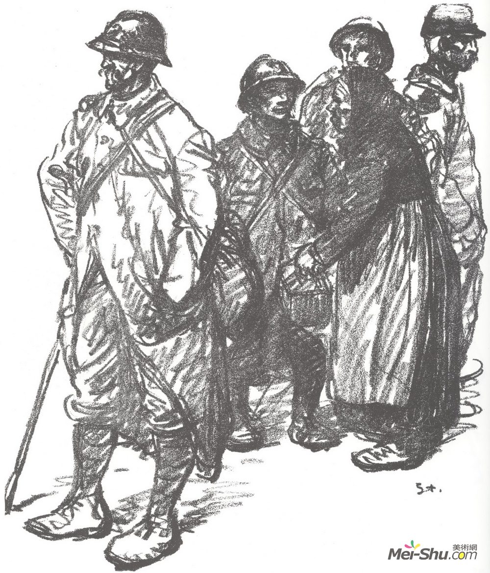 索菲尔·史坦林(Theophile Steinlen)高清作品《互惠合作》