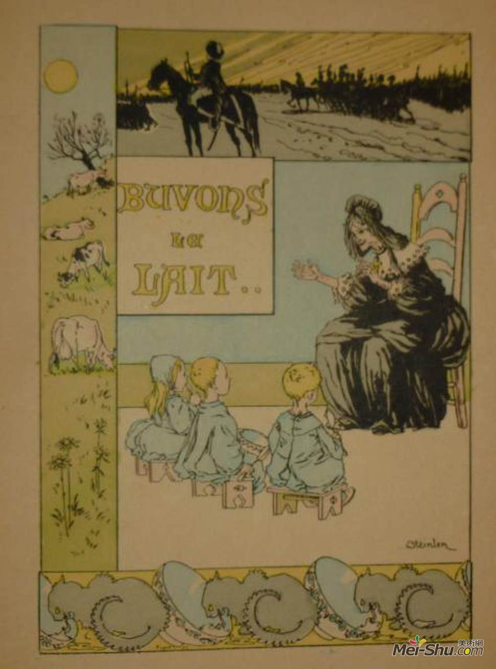 索菲尔·史坦林(Theophile Steinlen)高清作品《莱特湾》