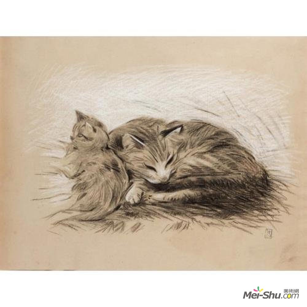 索菲尔·史坦林(Theophile Steinlen)高清作品《猫画》