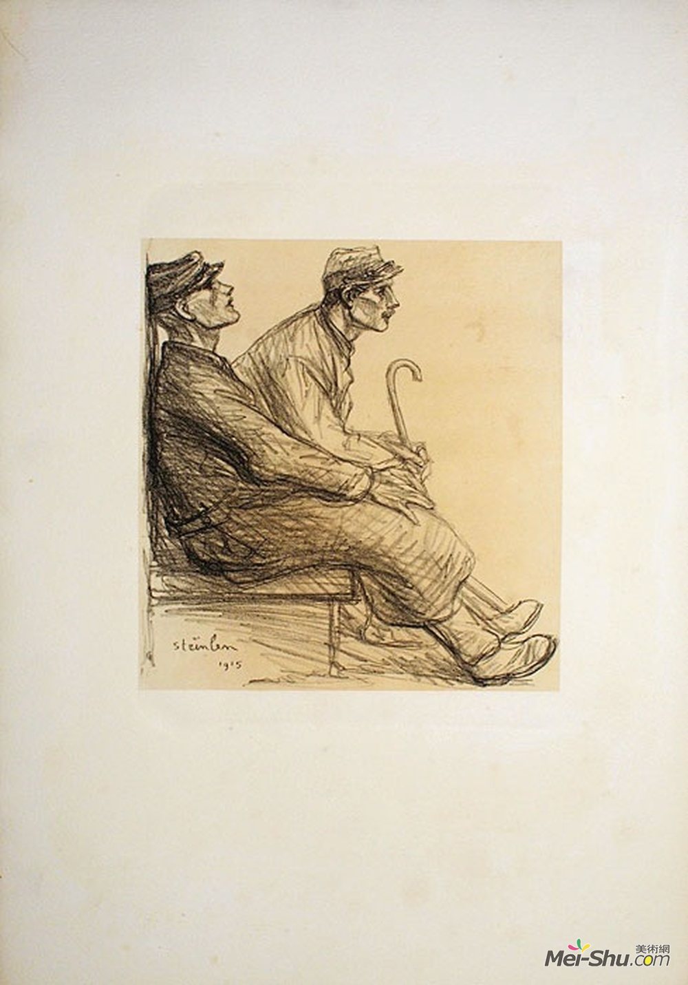 索菲尔·史坦林(Theophile Steinlen)高清作品《恢复期》