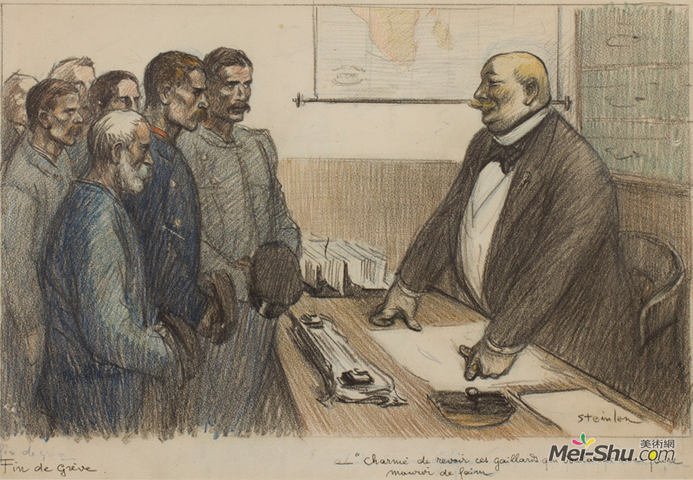 索菲尔·史坦林(Theophile Steinlen)高清作品《格雷夫》