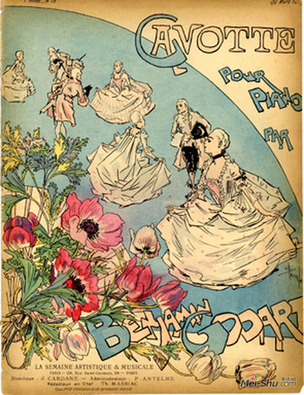 索菲尔·史坦林(Theophile Steinlen)高清作品《加沃特》
